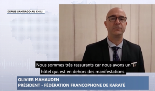 Nouvelles rassurantes pour les karatékas liégeois au Chili