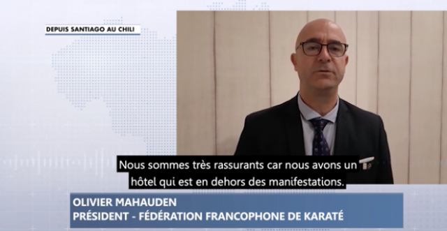 Nouvelles rassurantes pour les karatékas liégeois au Chili