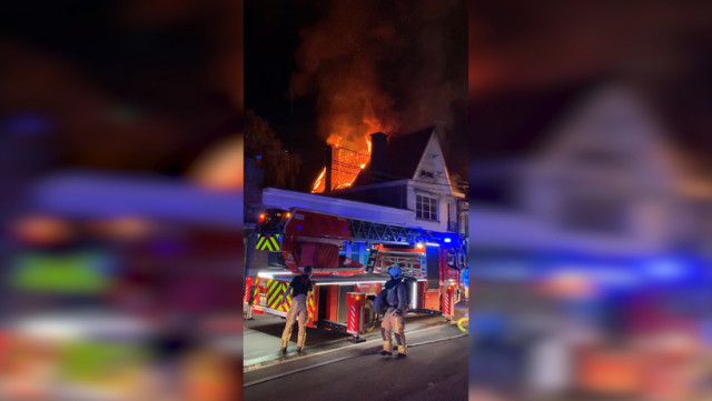 Oreye : incendie dans un ancien bureau de Poste en rénovation