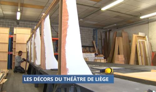 Pas de vacances pour les ateliers décor du Théâtre de Liège  !