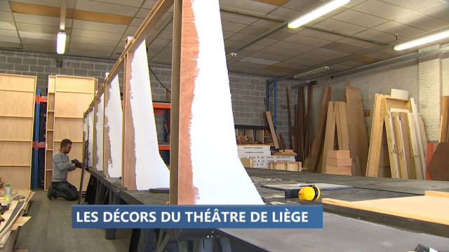 Pas de vacances pour les ateliers décor du Théâtre de Liège  !