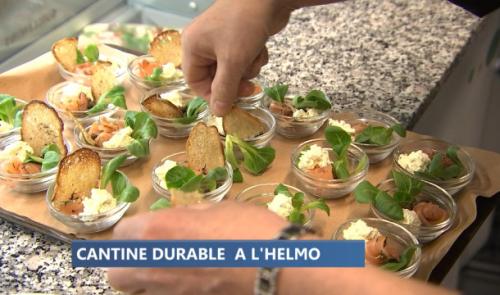 Première cantine durable à l'Helmo !