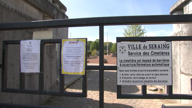 Réouverture des cimetières à Seraing