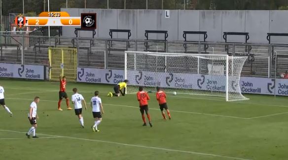 Le RFC Seraing a inondé de buts Blankenberge !