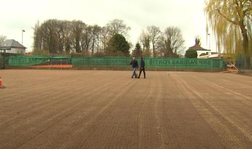 Tennis sur gazon au RTC Grâce