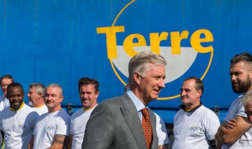 Terre fête ses 70 ans, le Roi visite le centre de tri de Herstal