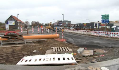 Trafic engorgé à Waremme suite à la fermeture de la N69