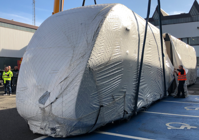 Tram : la maquette est arrivée à Liège