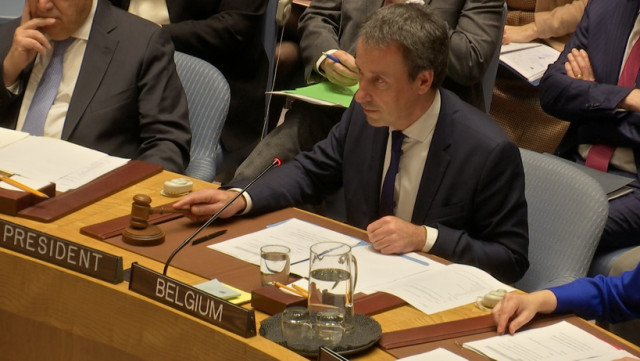 Philippe Goffin préside le Conseil de Sécurité à New-York