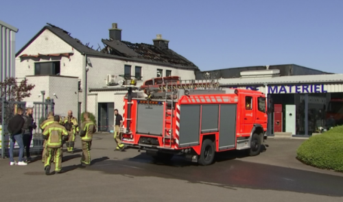Un violent incendie a ravagé l'entreprise Technomat à Blegny