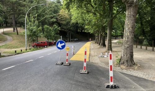 Une nouvelle piste cyclable boulevard Kleyer à Cointe 