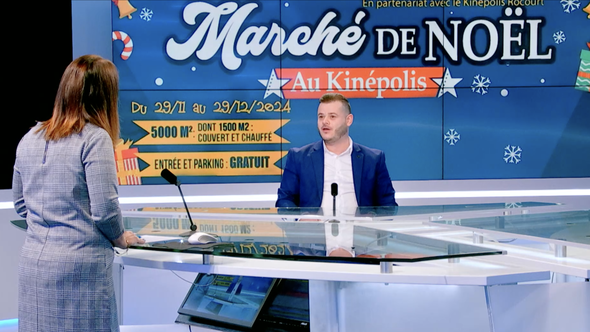 Invité: présentation du Marché de Noël au Kinépolis