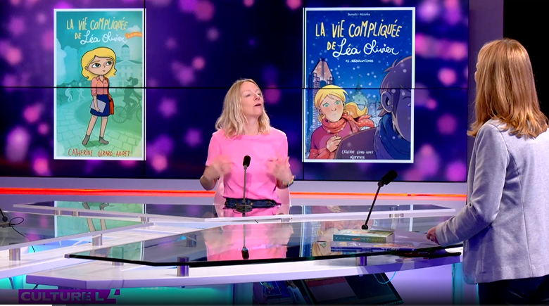 CultureL avec l'auteure et le dessinateur de "La vie compliquée de Léa Olivier"