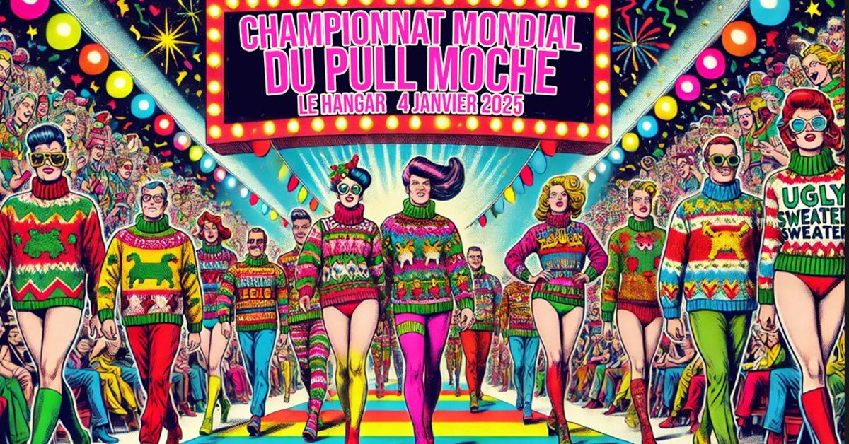 Championnat mondial du pull moche à l'ASBL Le Hangar