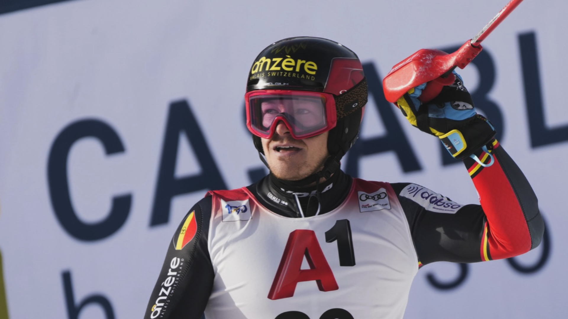 Armand Marchant, 10e du slalom de Schladming