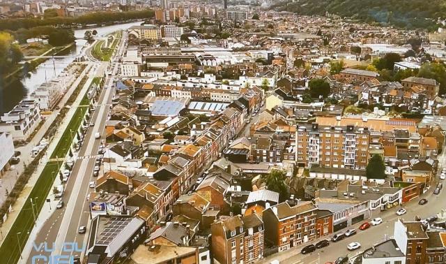 Coronmeuse, Nord et St-Léonard, par Vu du Ciel