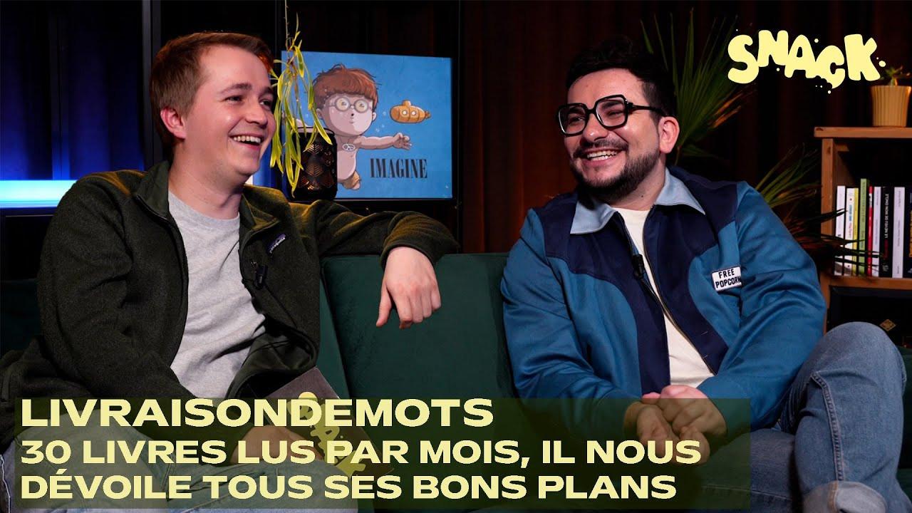 Snack : LivraisonDeMots, l'incroyable histoire de l'influenceur littéraire liégeois aux 100.000 abonnés