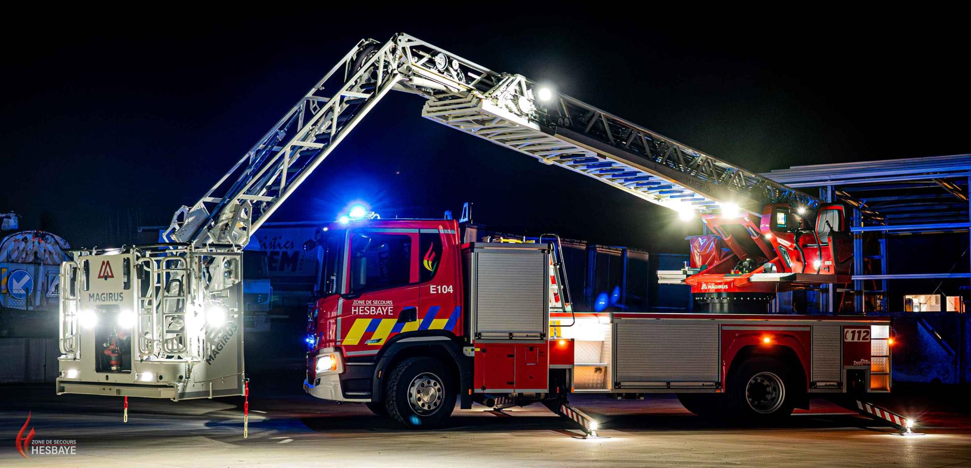 Deux camions auto-échelle de nouvelle génération pour la zone de secours Hesbaye