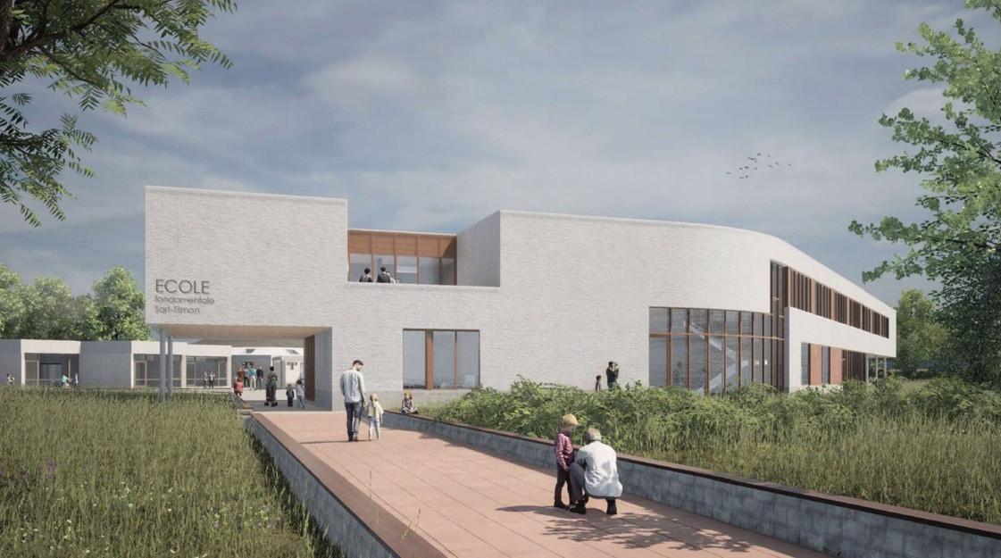 Sart Tilman : début du chantier de rénovation de l'école communale