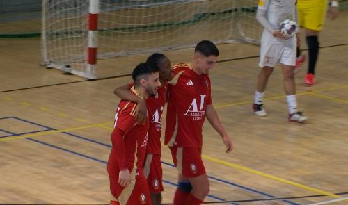 Futsal : Le SL16 domine Borgerhout en demi-finale aller de la Coupe de Belgique