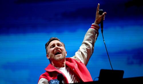 David Guetta sur la scène des Ardentes le jeudi 3 juillet