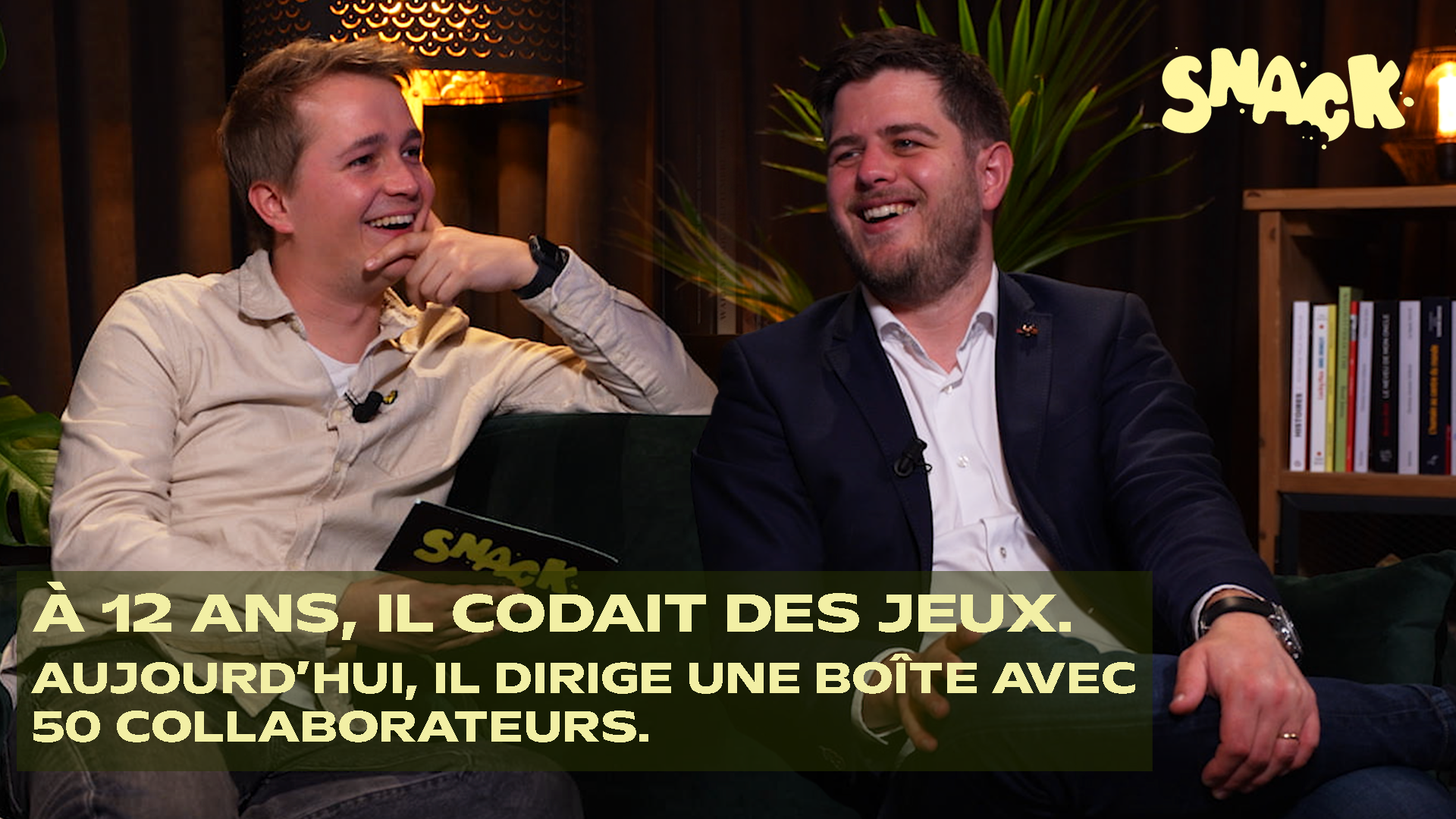 Snack - Deuse : à 12 ans il code des jeux avec son frère, aujourd’hui ils dirigent une startup tech belge