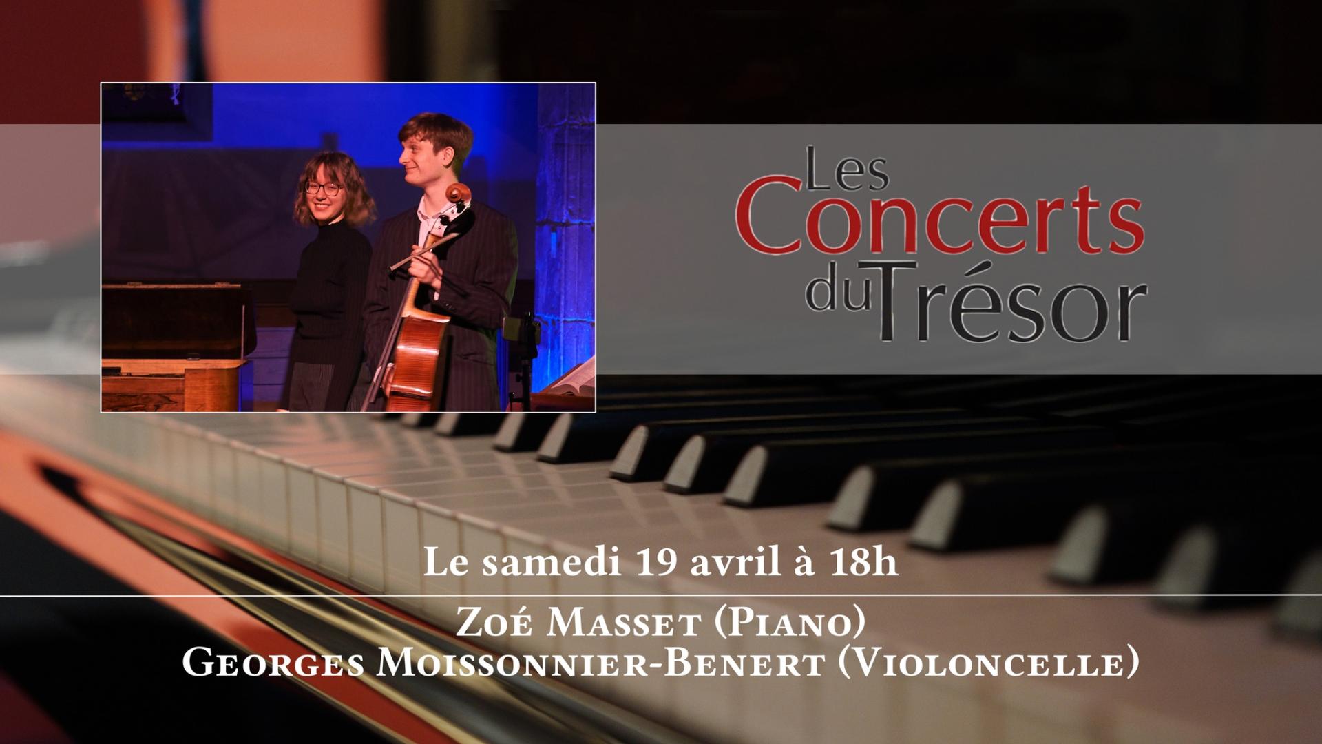 Concert du trésor : la saison reprend le 19 avril