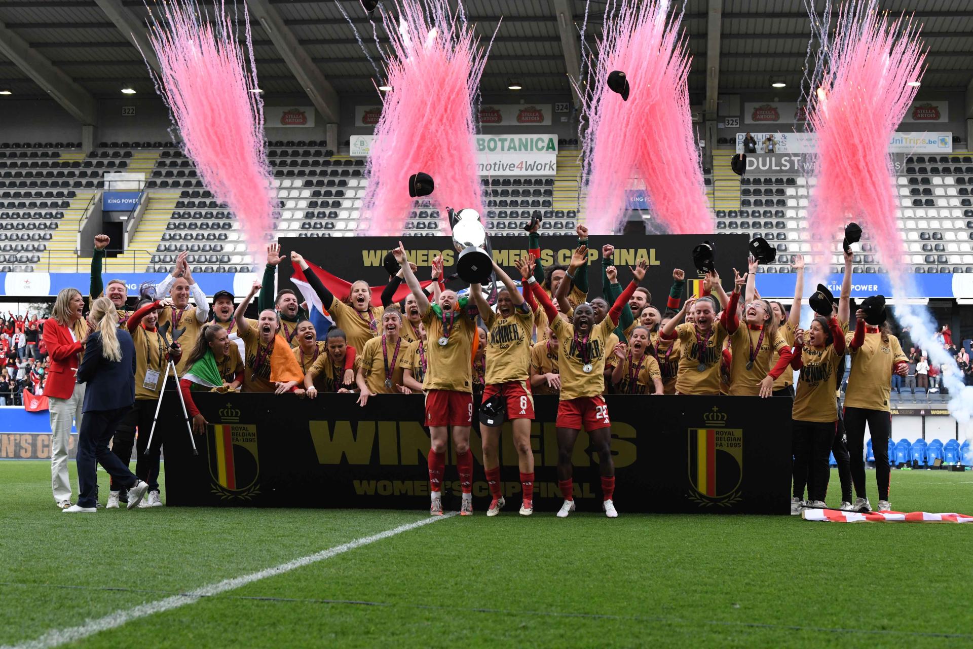 Le Standard décroche sa 10e Coupe en battant Anderlecht en finale