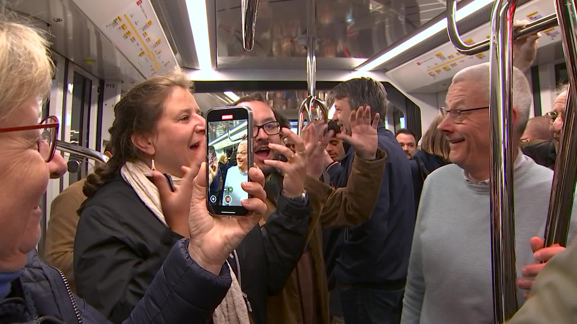 Revivez le tout premier trajet du tram comme si vous y étiez