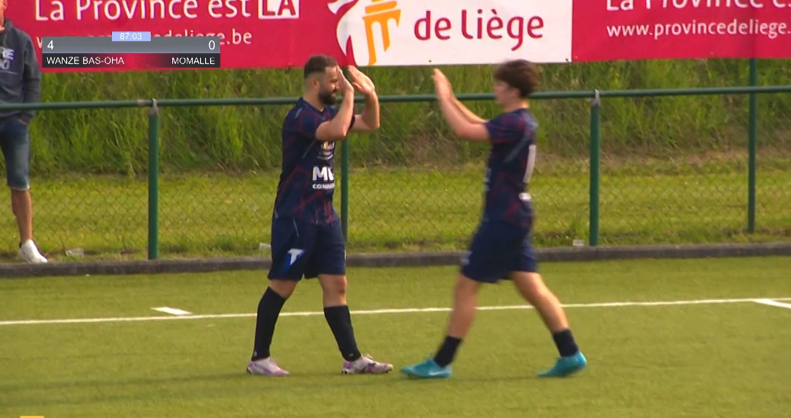 Wanze-Bas-Oha surclasse Momalle et s’offre la Coupe de province P1-P2