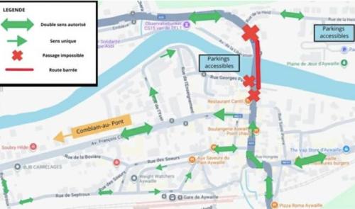 Le pont reliant Aywaille et Sprimont est fermé durant une semaine