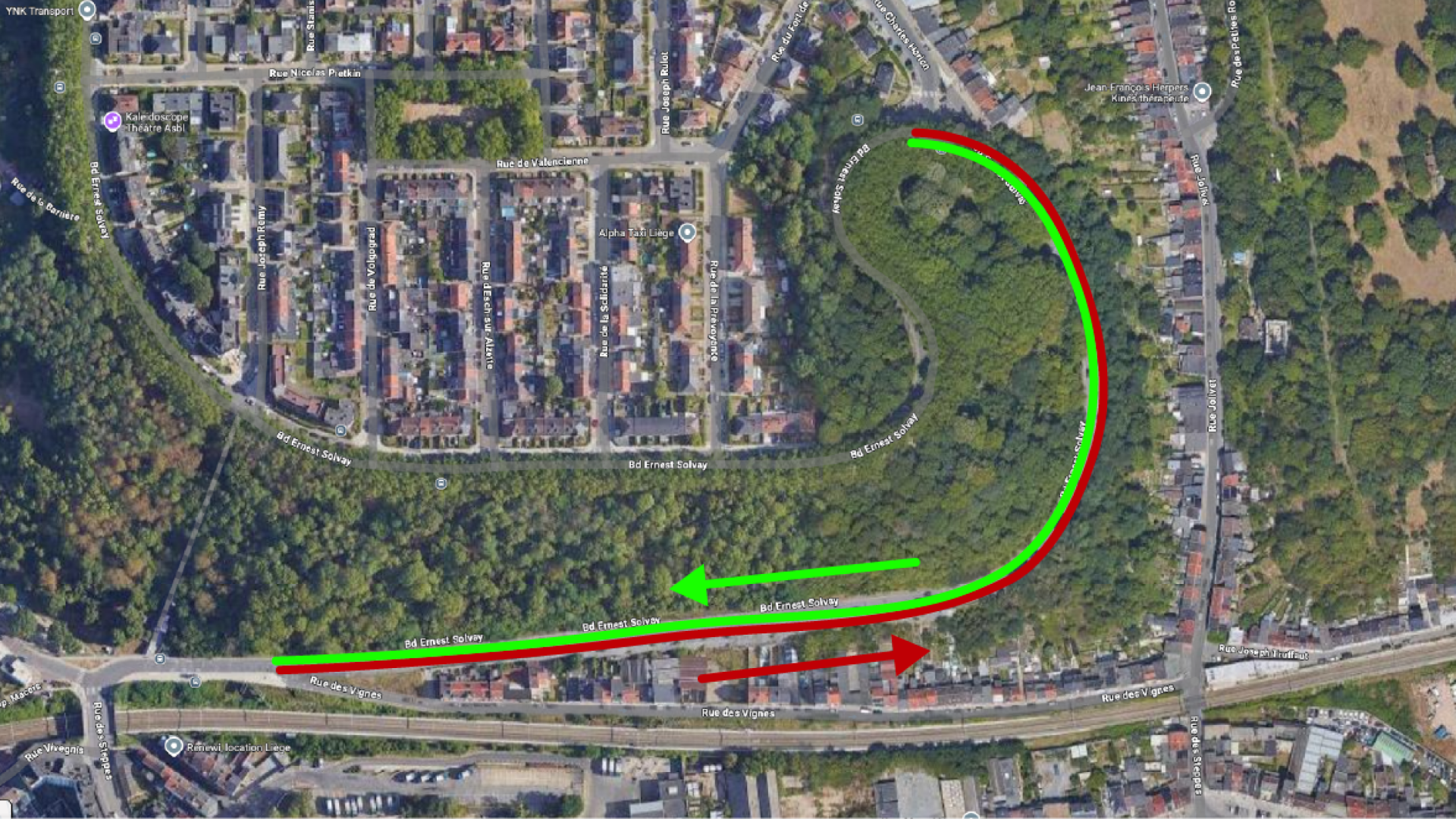 Liège : réaménagement du boulevard Ernest Solvay