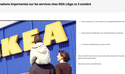 Ikea de Hognoul : la grève se poursuit pour une durée encore indéterminée