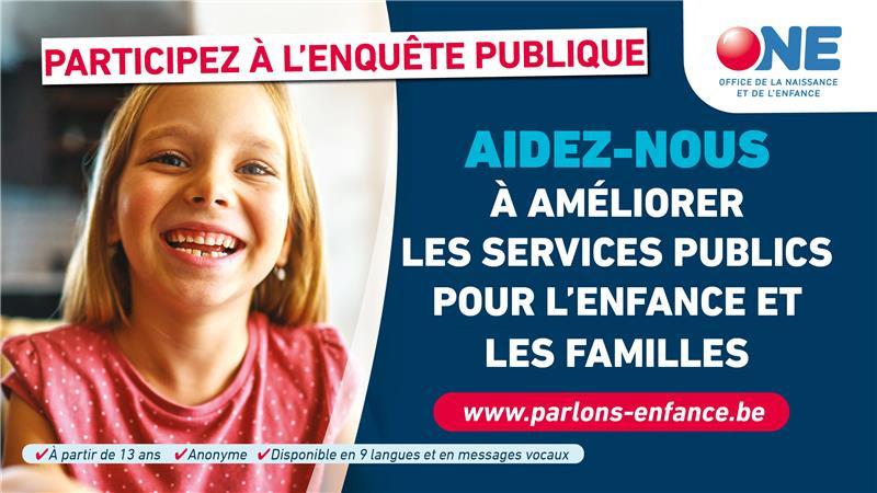 Invité : l'ONE lance une grande enquête auprès du grand public