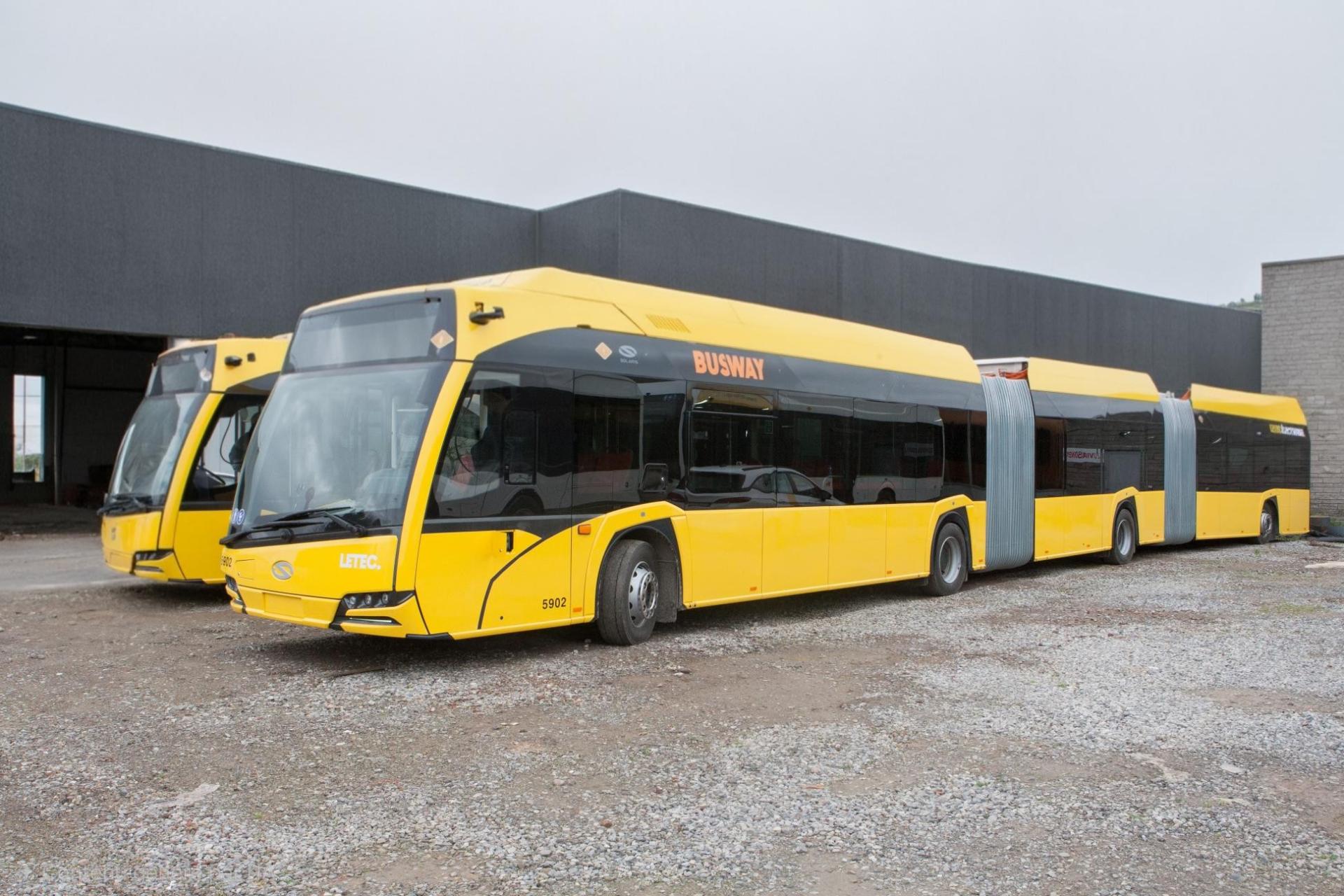 LETEC : les premiers tri-bus BHNS sont arrivés