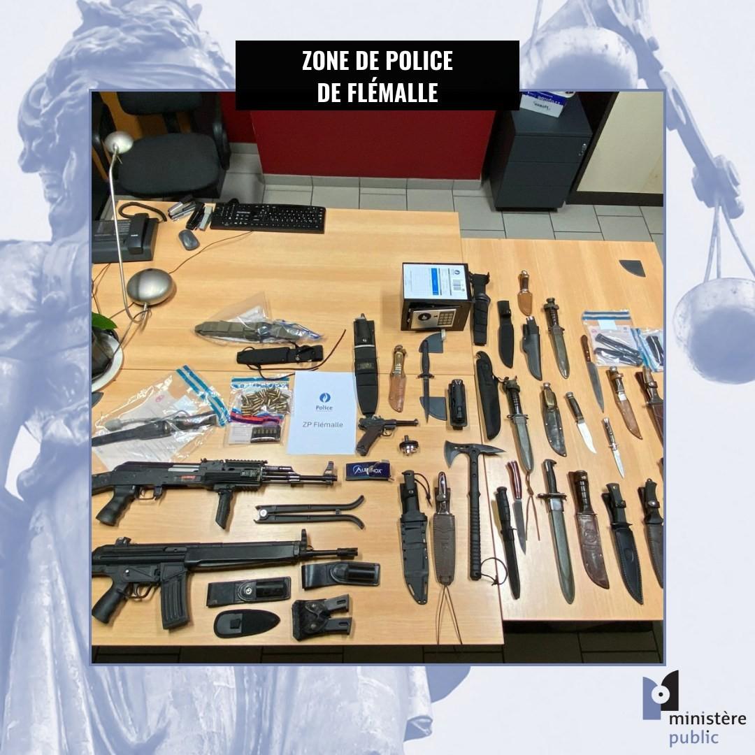Coup de filet de la zone de police de Flémalle
