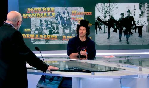 Invité : parcourir le centre de Liège en adoptant une démarche ridicule, pourquoi pas !