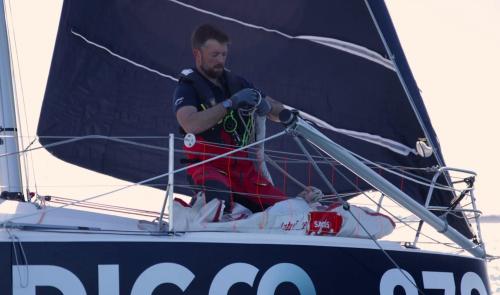 Quentin Debois : première semaine de navigation