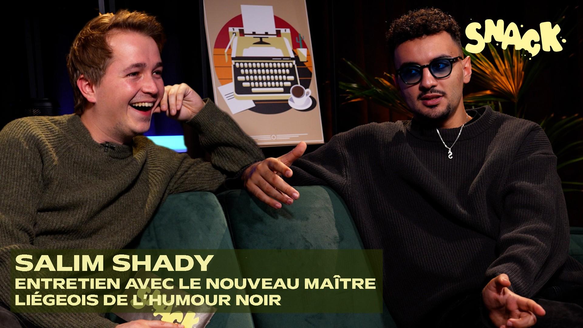 Snack - "Peut-on rire de tout ?": comment le liégeois Salim Shady a réussi à percer avec l'humour noir