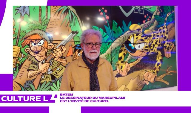 Batem, le dessinateur du Marsupilami, est l'invité de CultureL