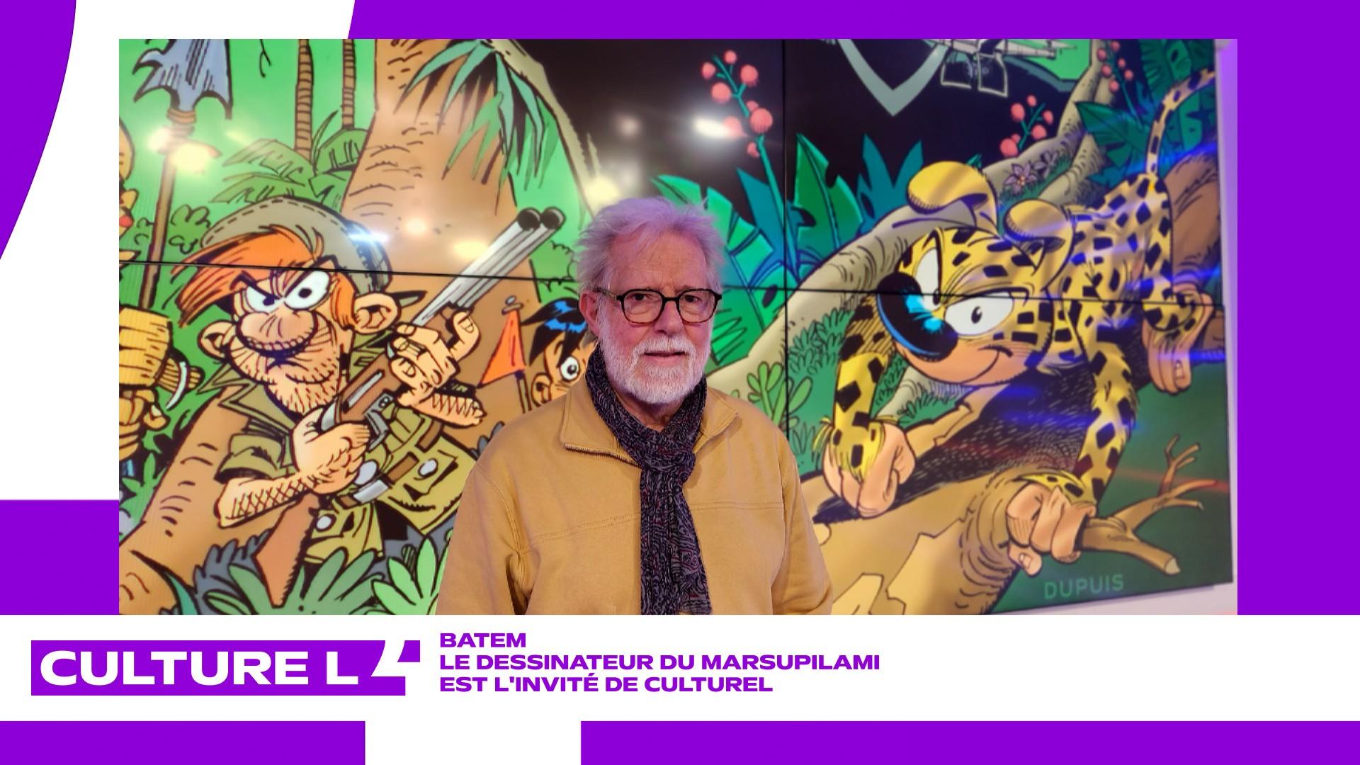 Batem, le dessinateur du Marsupilami, est l'invité de CultureL