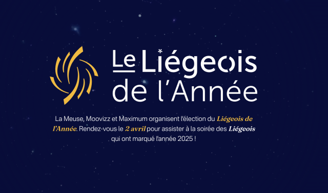 Le Liégeois de l’année : l’événement qui met à l’honneur ceux qui font briller la Cité Ardente. Les votes sont ouverts !