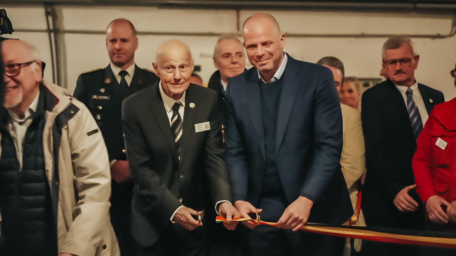 Le ministre de la Défense, Théo Francken, présent au Fort d'Eben-Emael