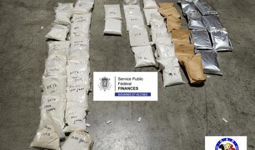 70 kg de kétamine saisis à l'aéroport de Bierset !