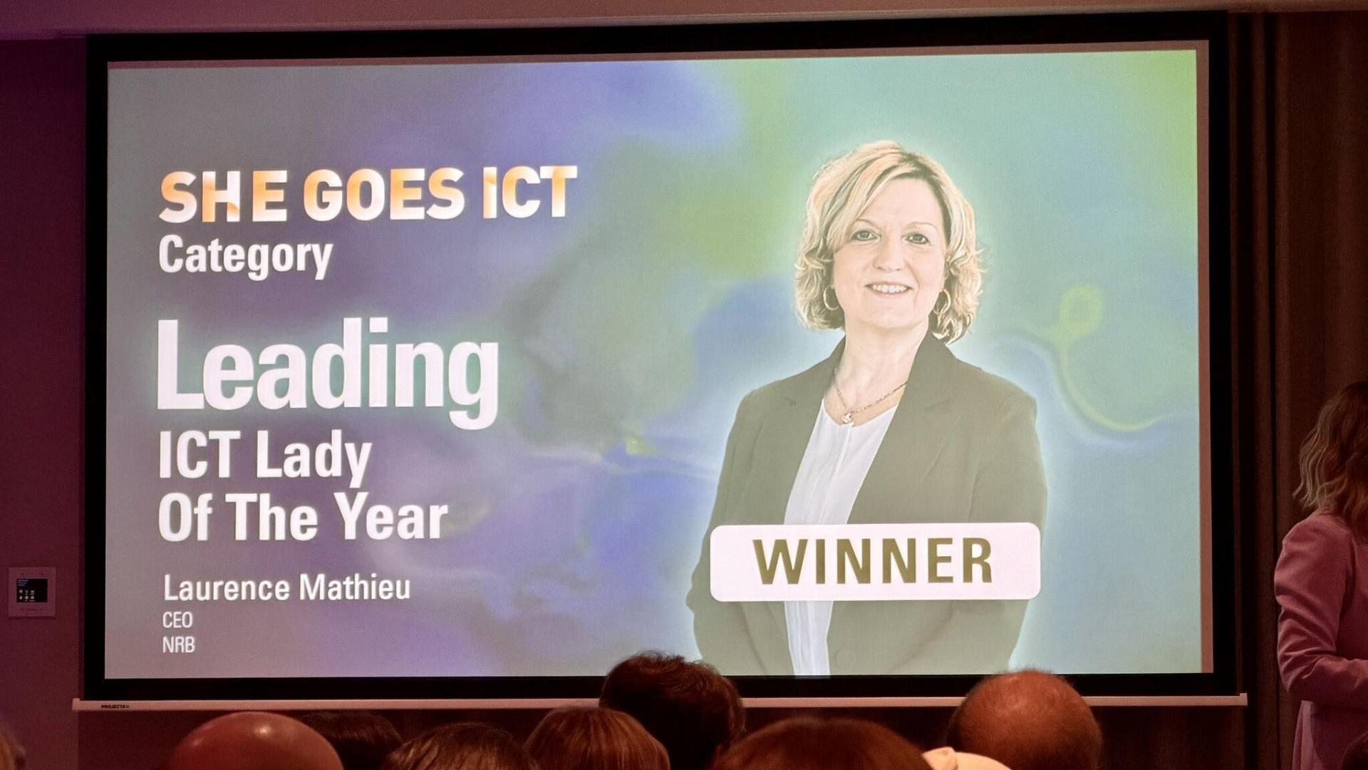 Laurence Mathieu (NRB), Leading ICT Lady of the Year 2026"