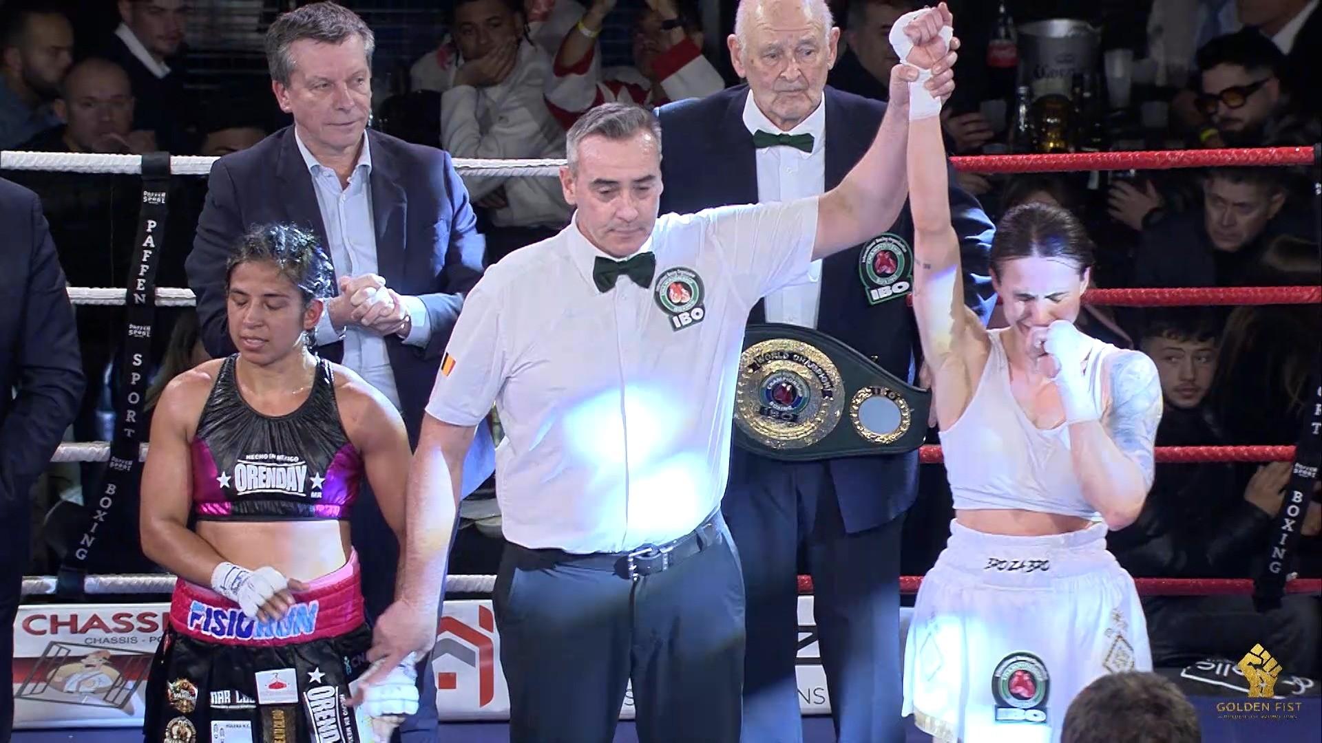 Boxe : une championne du monde couronnée à Herstal !