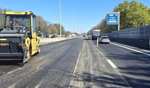 Fin du chantier sur l'E40 entre Alleur et Vottem