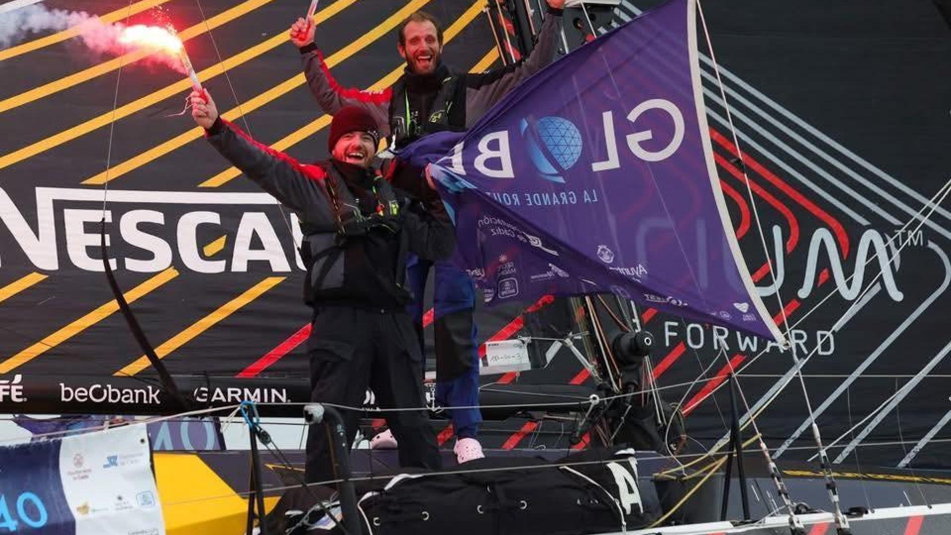 Voile : Jonas Gerckens deuxième du tour du monde en duo et par étapes !
