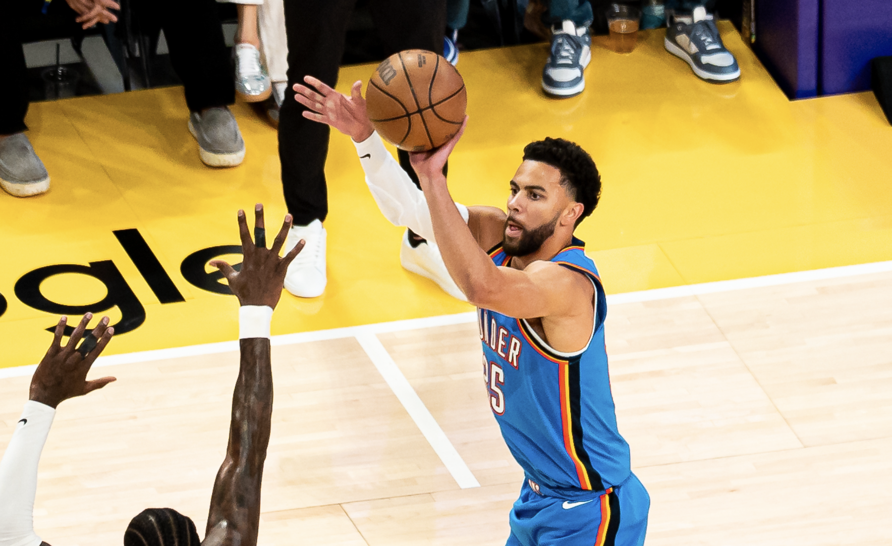 NBA : Ajay Mitchell en mode record face aux Lakers