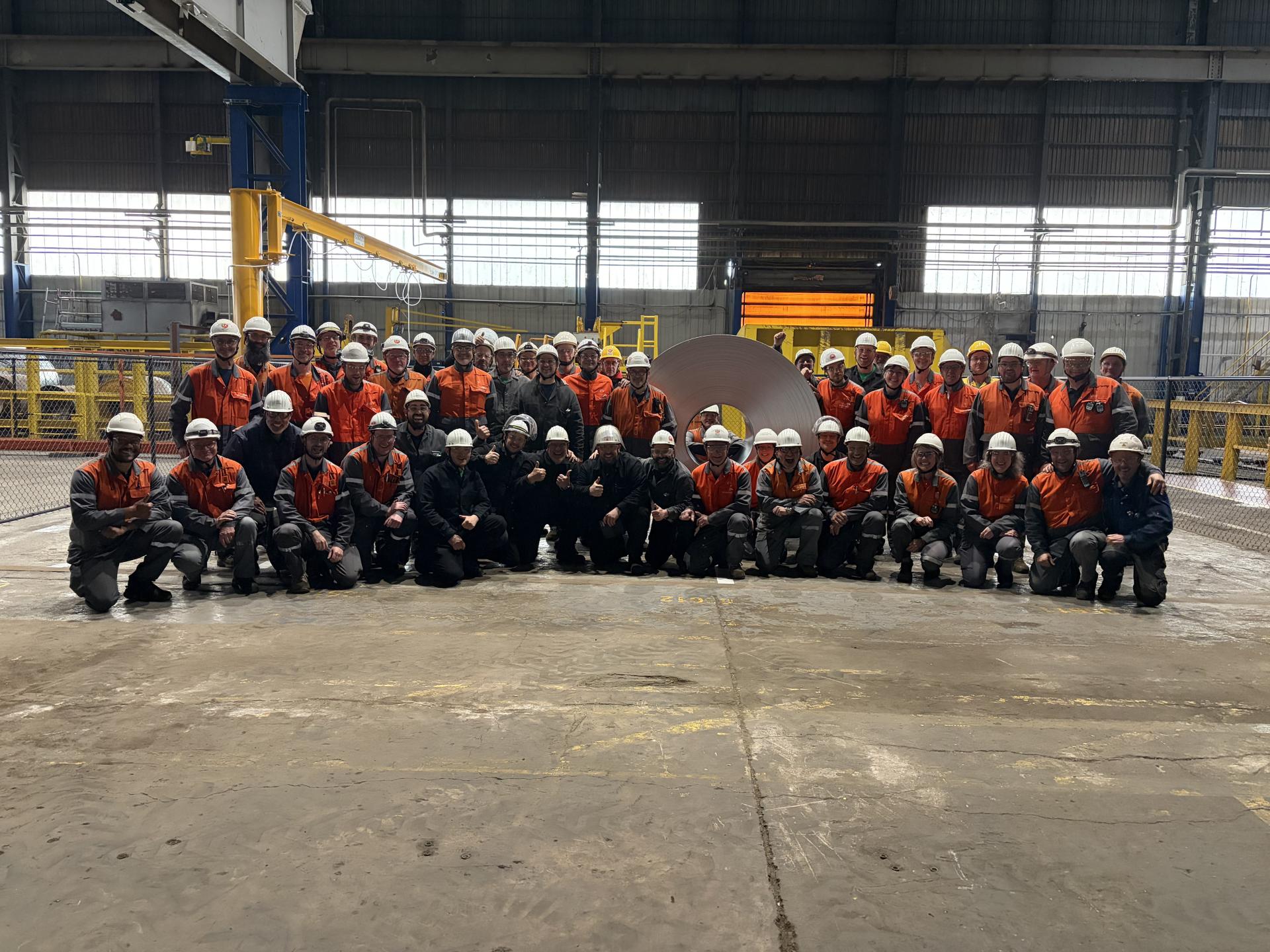 Flémalle : relance de la ligne de galvanisation par ArcelorMittal